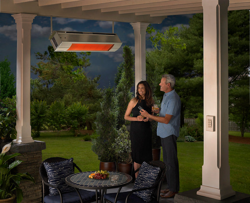 Sunpak S34 S-SS Natural Gas Patio Heater - Stainless Steel Fascia