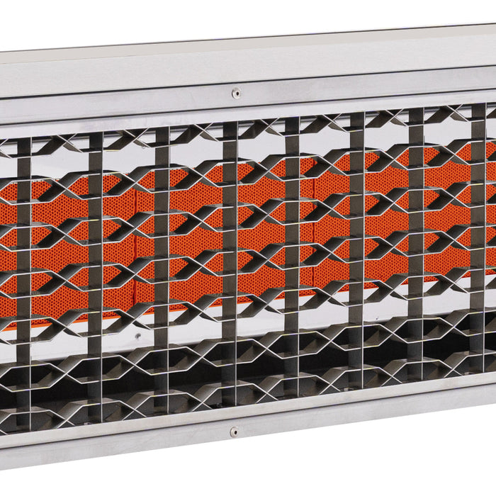 Sunpak S34 S TSH-SS Natural Gas Patio Heater - Stainless Steel Fascia