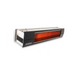 Sunpak Outdoor Infrared Patio Heater in Stainless Steel with Black Front Fascia Kit
