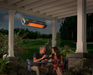 Sunpak Outdoor Infrared Patio Heater in Stainless Steel with Black Front Fascia Kit