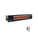 Sunpak S34 S TSH Outdoor Infrared Patio Heater in Stainless Steel (34000 BTUs) with Black Front Fascia Kit