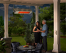 Sunpak Outdoor Infrared Patio Heater in Stainless Steel with Stainless Steel Front Fascia Kit